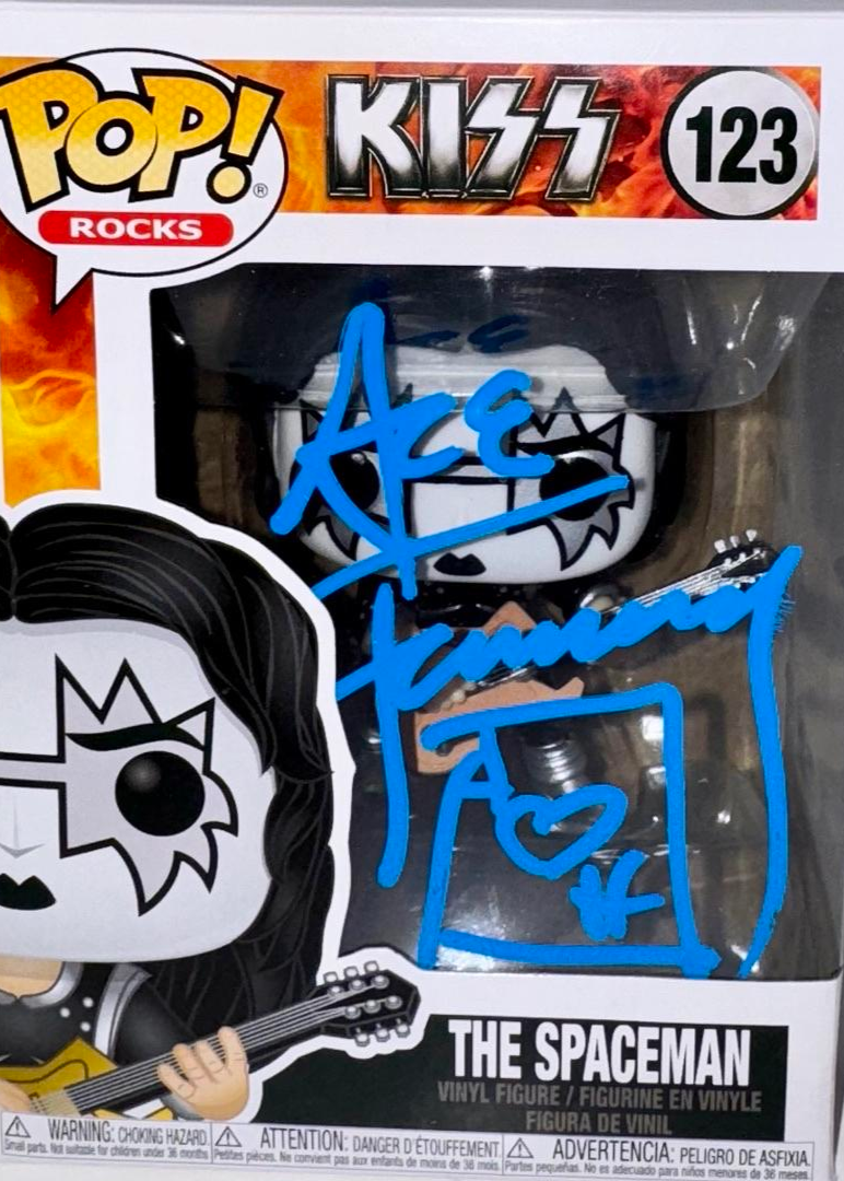 Ace Frehley Signed Funko Pop #123 "The Spaceman" (KISS) - PSA COA